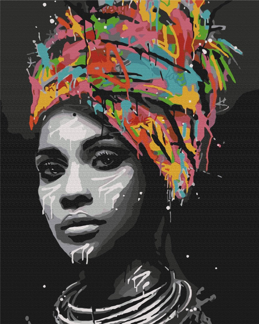 Contraste africain - Peinture par numéro