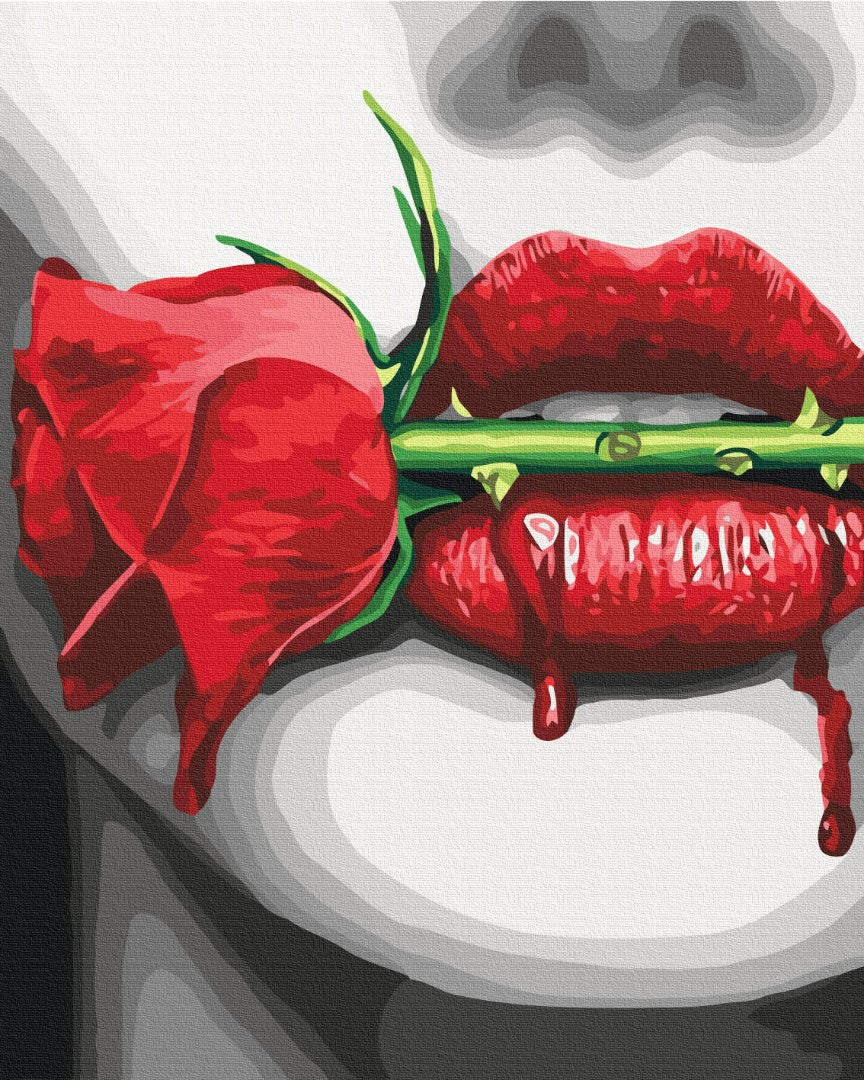 Épines de passion - Peinture par numéro