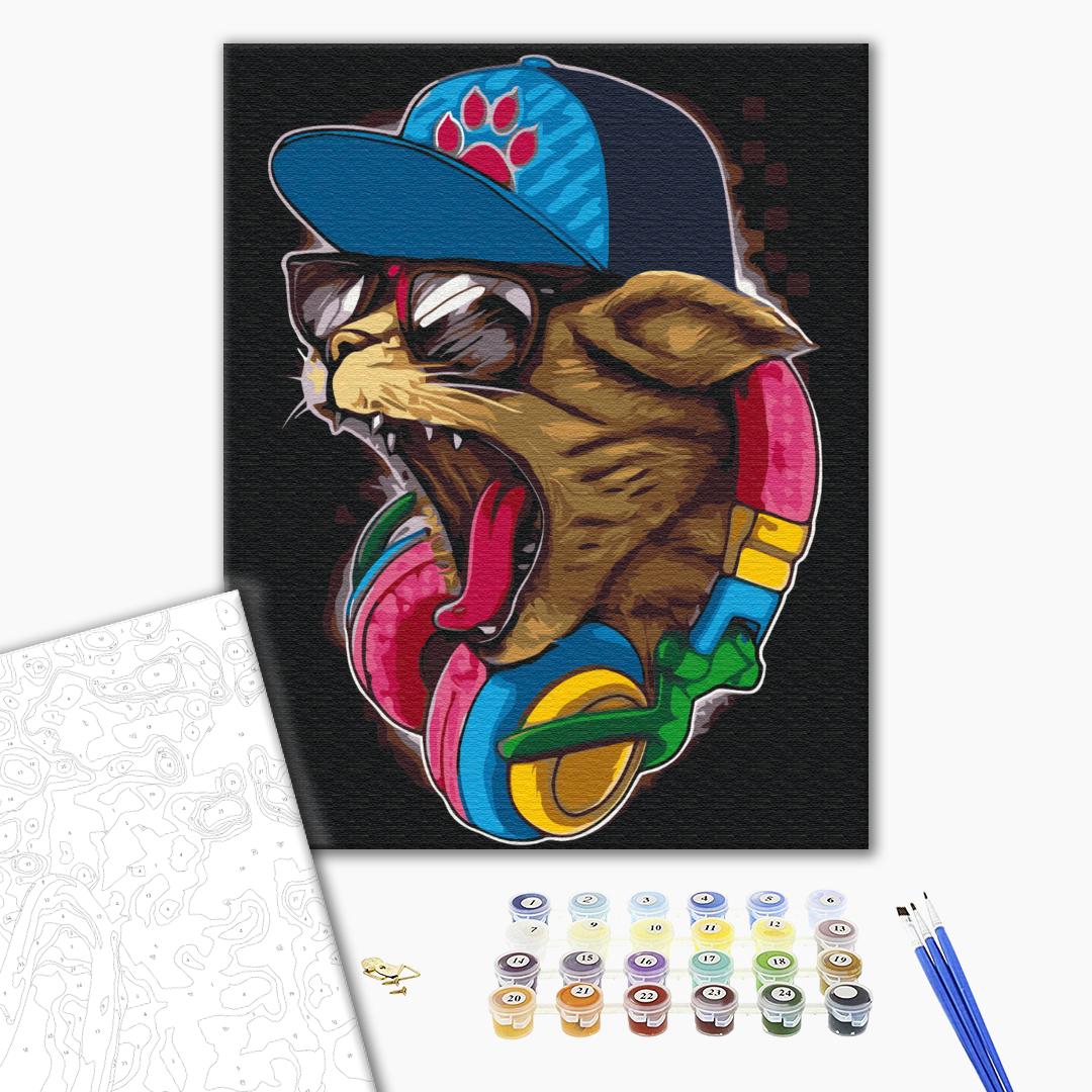 Piste de chat - Peinture par numéro