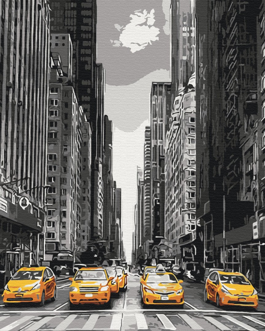 Taxi de New York - Peinture par numéro