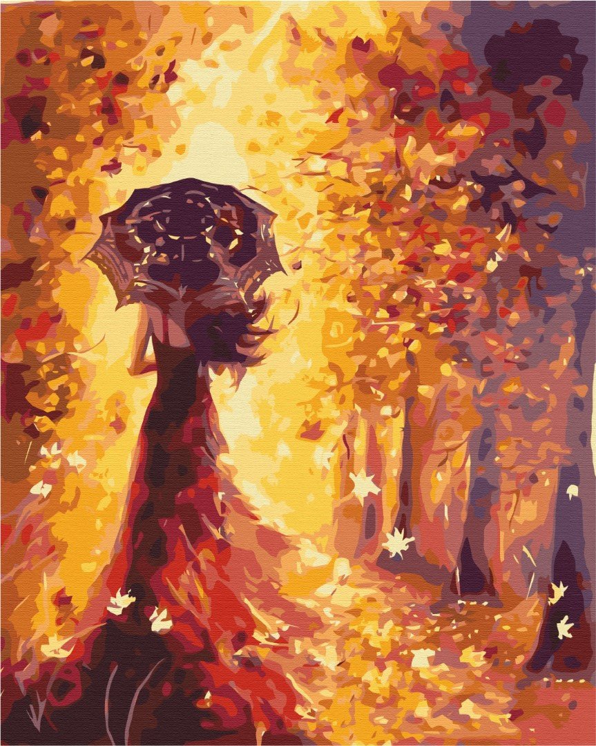 Automne doré - Peinture par numéro - Peinture Souvenir