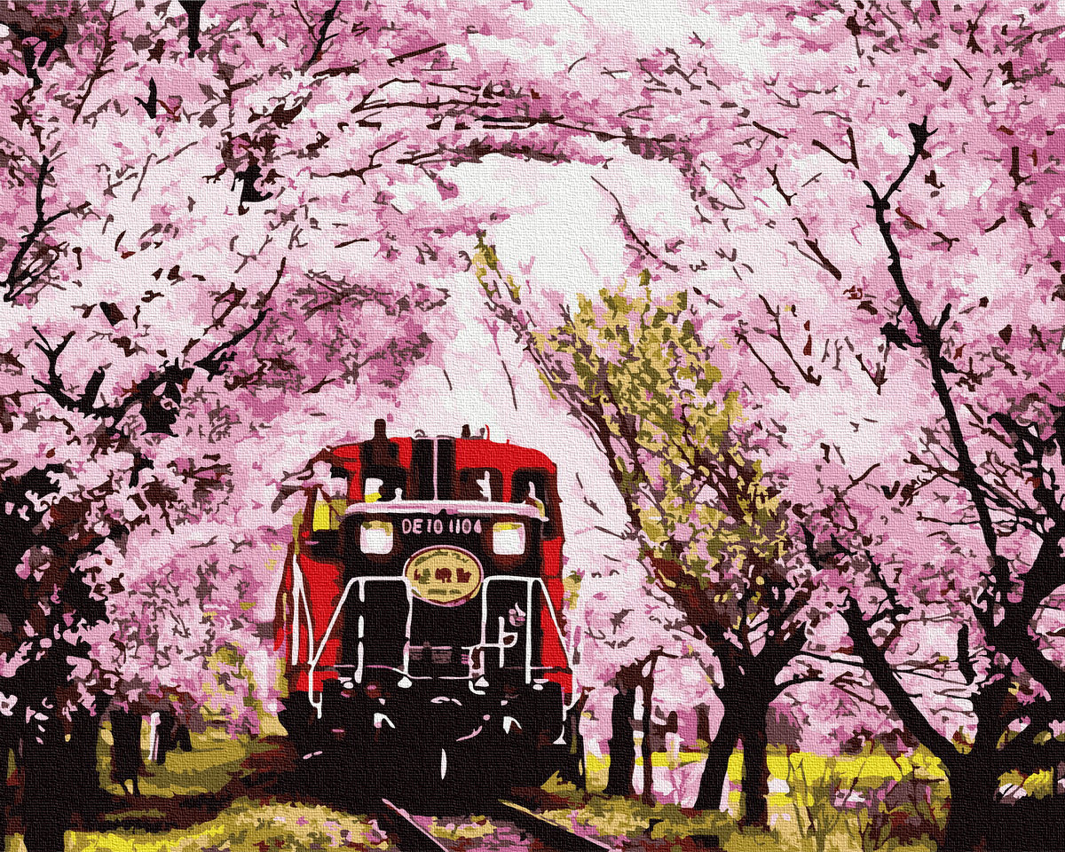S'entraîner au printemps - Peinture par numéro