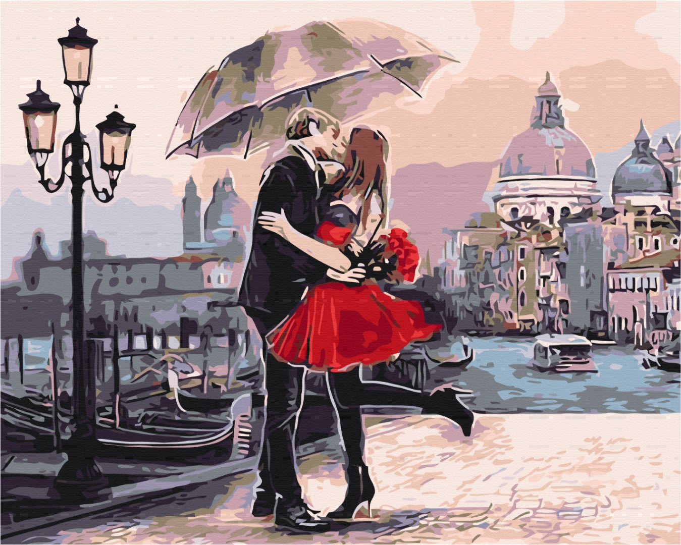 Couple à Venise - Peinture par numéro