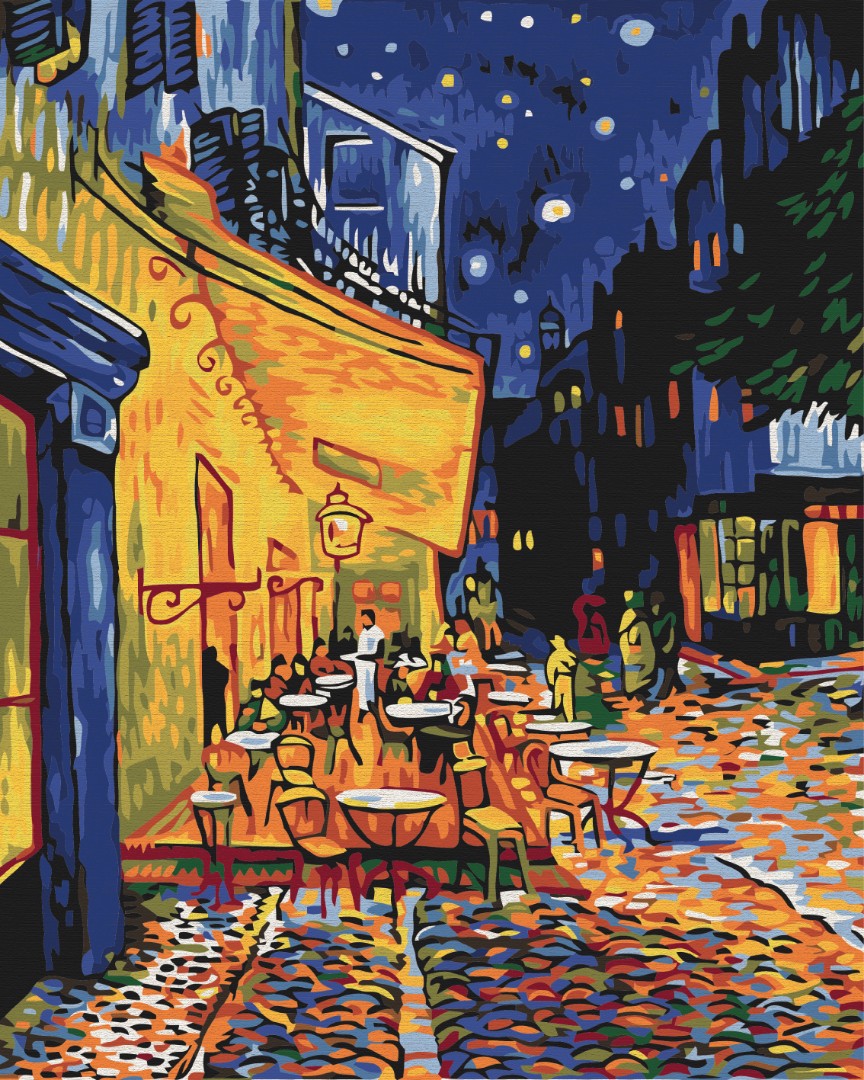 Night Cafe à Arles. Van Gogh - Peinture par numéro