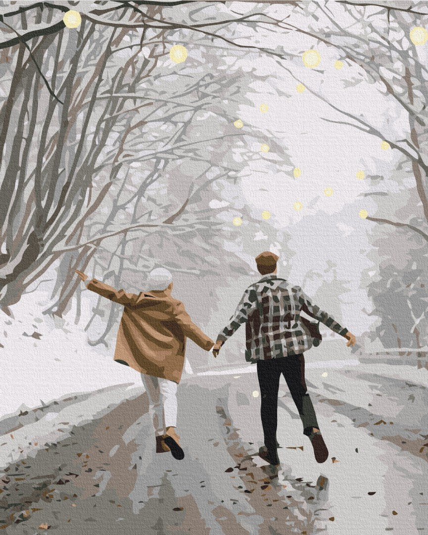 Réchauffé par l'amour - Peinture par numéro