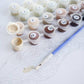 Coco-cacao épicé avec de la neige - Peinture par numéro