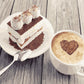 Cappuccino avec tiramisu - Peinture par numéro