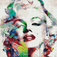 Merlin monroe coloré - Peinture par numéro