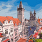 Vue de Prague - Peinture par numéro