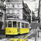 Tram jaune - Peinture par numéro