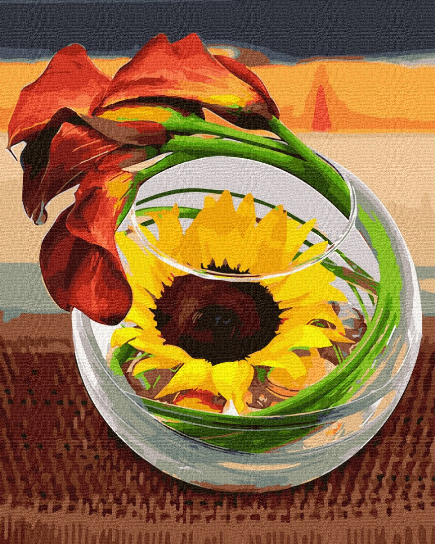 Ikebana de fleur - Peinture par numéro