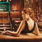 Dame au bar - Peinture par numéro