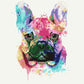Bouledogue coloré - Peinture par numéro