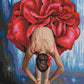 Ballerine de fleurs - Peinture par numéro