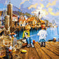 Petits pêcheurs - Peinture par numéro
