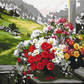 Bouquets sur la fenêtre - Peinture par numéro