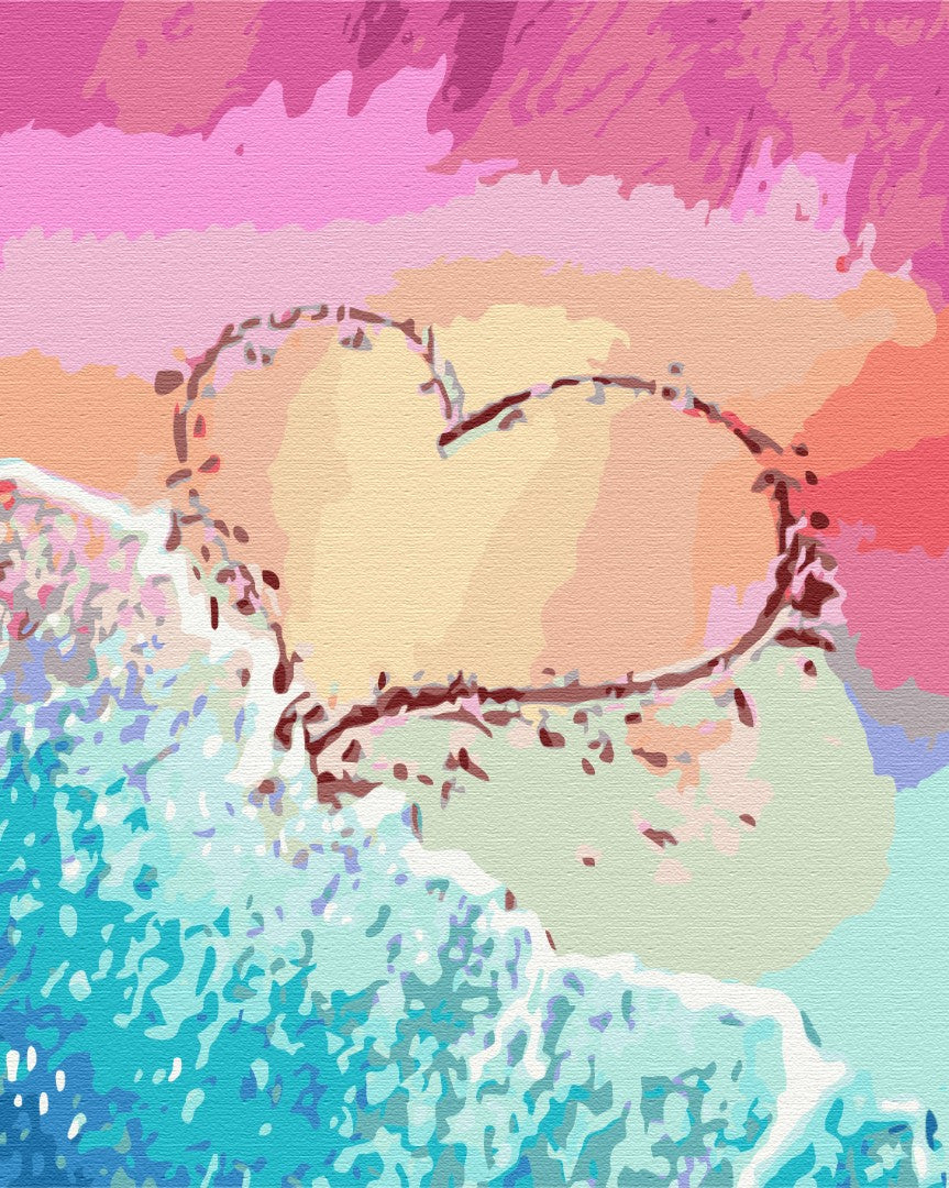 L'amour sur la côte - Peinture par numéro