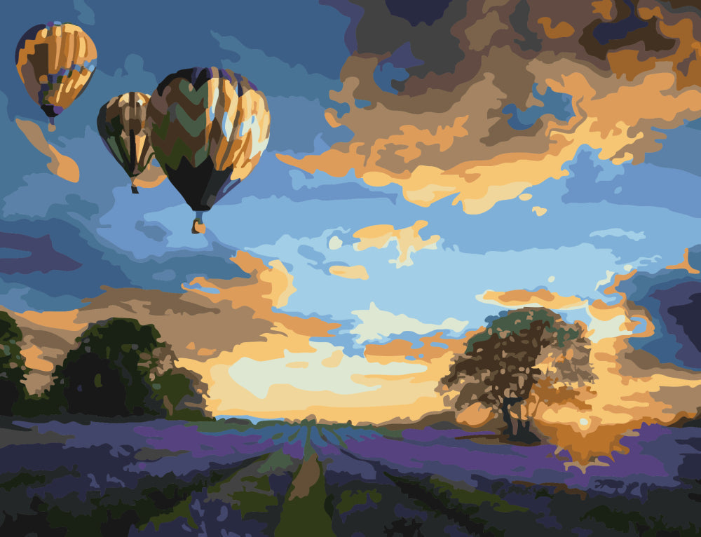 Vol de coucher - Peinture par numéro