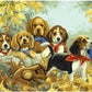 Chiots - Peinture par numéro