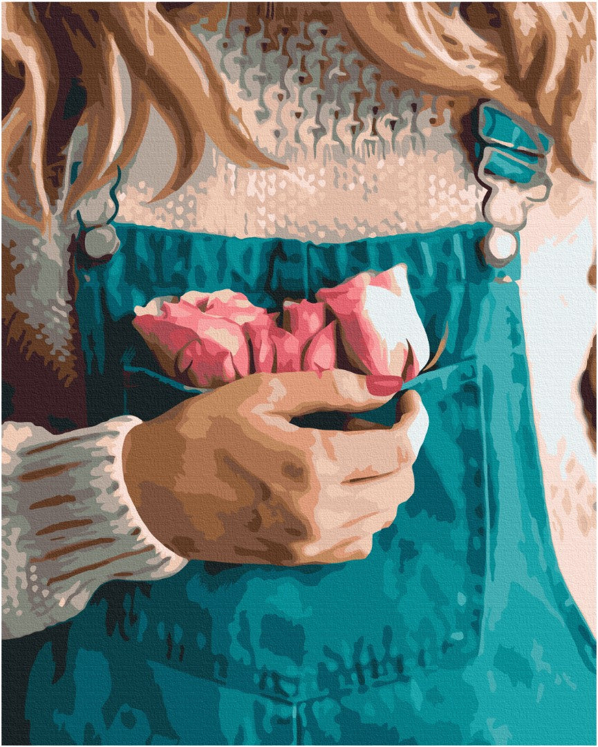 Une poche pour la tendresse - Peinture par numéro