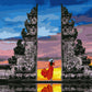 Voyageur à Bali - Peinture par numéro
