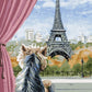 Paris de la fenêtre - Peinture par numéro