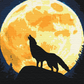 Pleine lune - Peinture par numéro