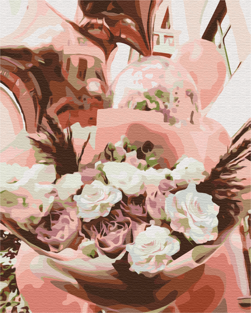 Fleurs d'air - Peinture par numéro
