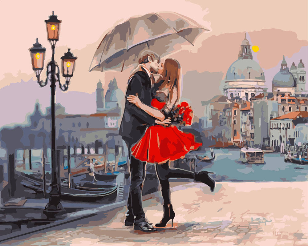 Couple à Venise - Peinture par numéro