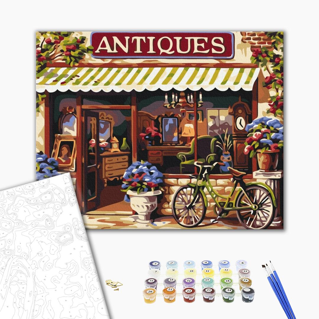 Magasin d'antiquités - Peinture par numéro