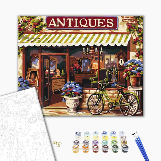 Magasin d'antiquités - Peinture par numéro
