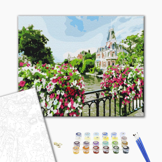 Ville d'Amsterdam - Peinture par numéro