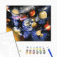 Défilé de planètes - Peinture par numéro