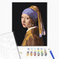 Une fille avec une boucle d'oreille. Jan Vermeer - Peinture par numéro