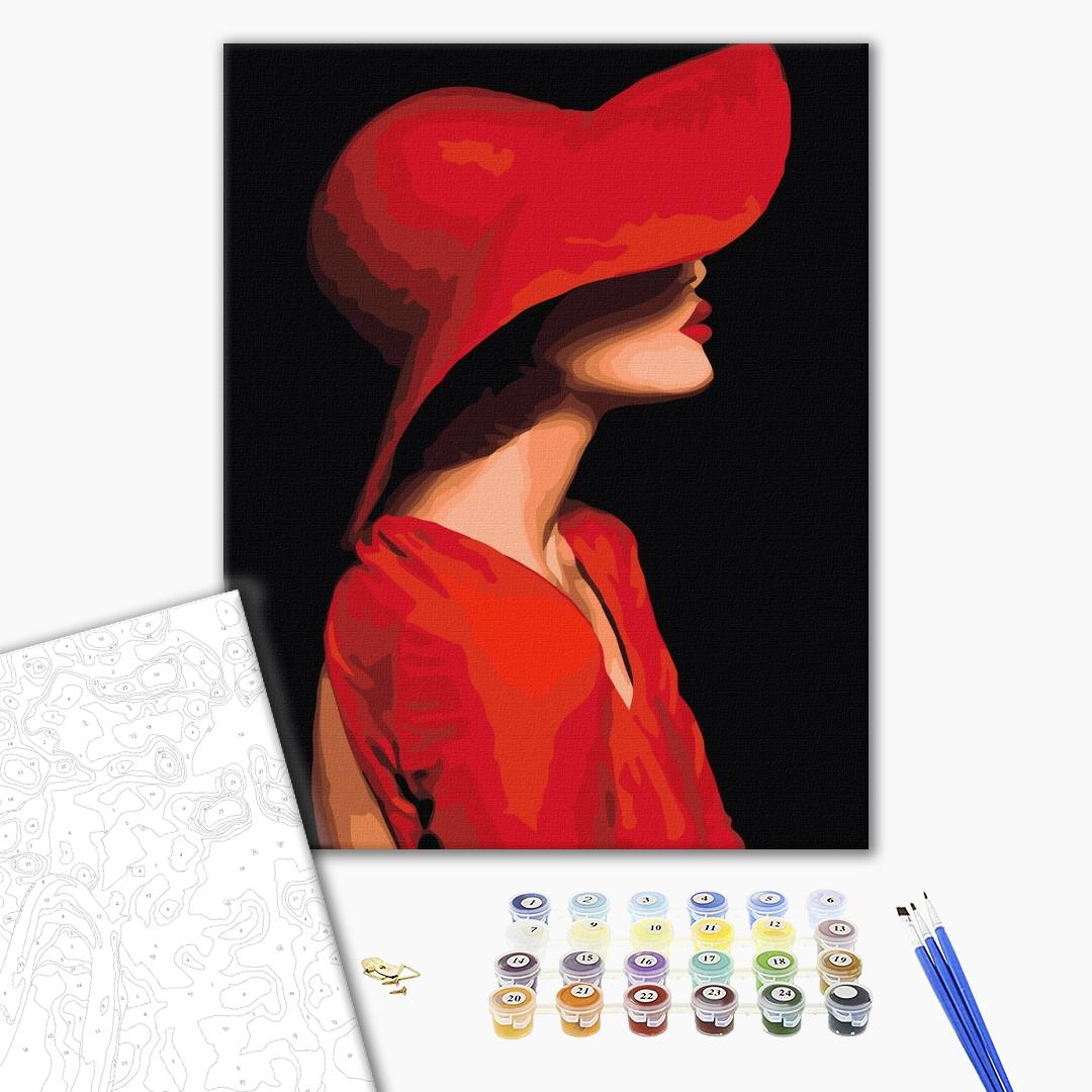 Étranger en rouge - Peinture par numéro