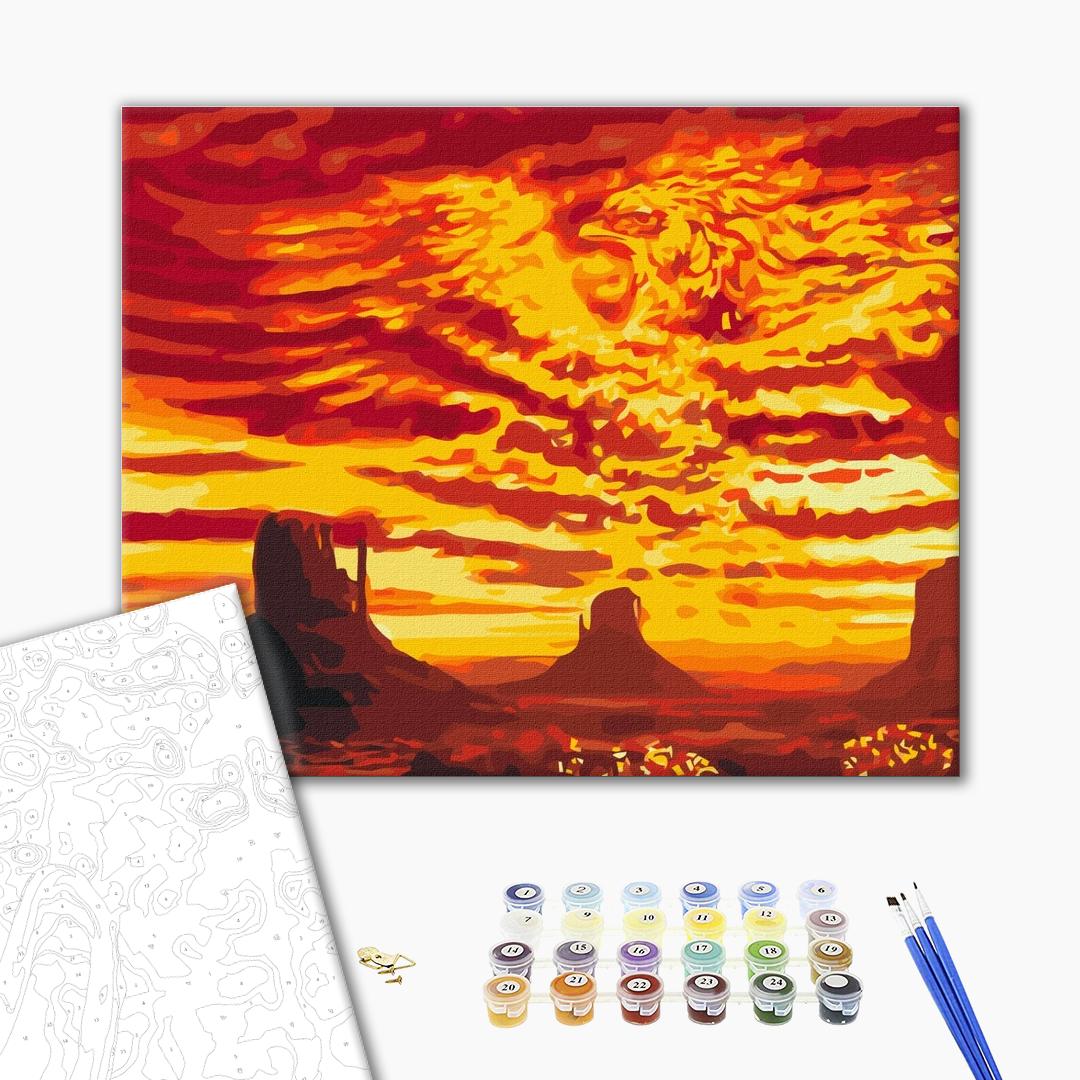 Phoenix dans le désert - Peinture par numéro