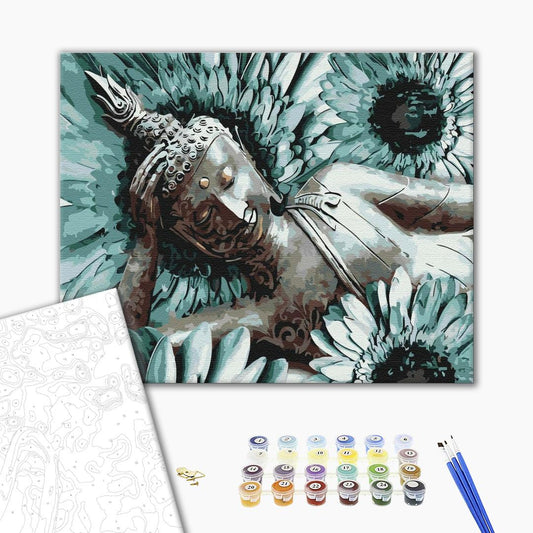 Méditation de Bouddha - Peinture par numéro
