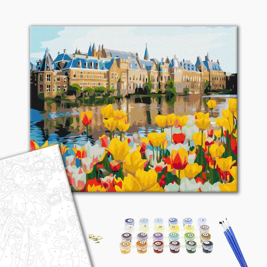 Palais en tulipes - Peinture par numéro