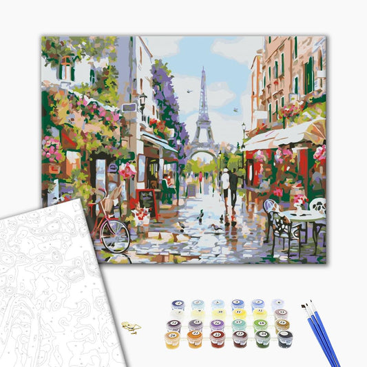 Déjeuner à Paris - Peinture par numéro