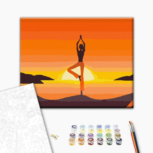 Yoga Asana - Peinture par numéro
