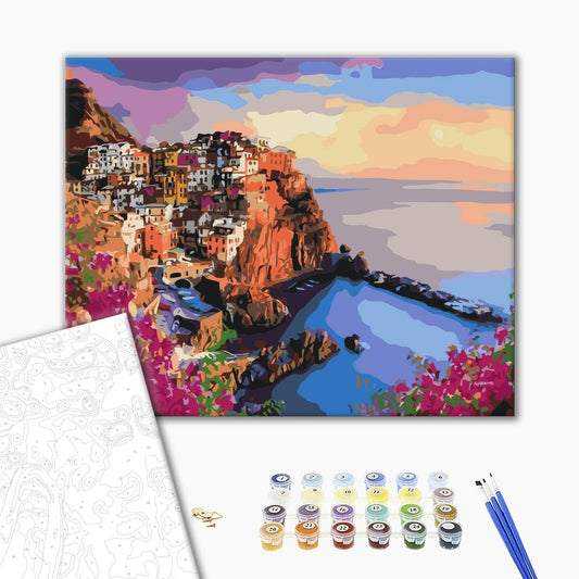 Couleurs vives de la Sicile - Peinture par numéro