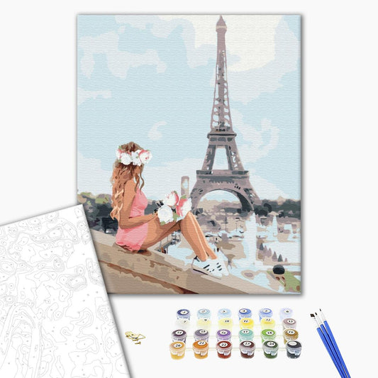 En été à Paris - Peinture par numéro