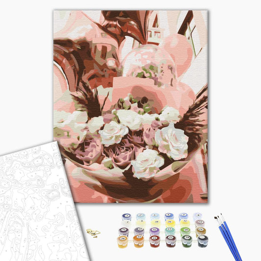 Fleurs d'air - Peinture par numéro