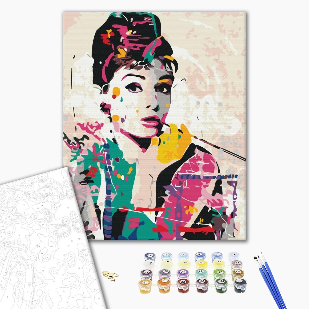 Audrey Hepburn - Peinture par numéro