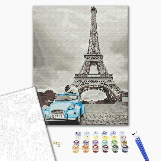 Paris rétro - Peinture par numéro