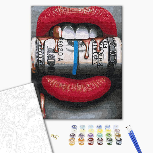 Des flux de trésorerie - Peinture par numéro