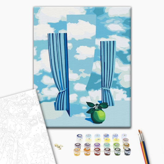 René Magritte "Sky" - Peinture par numéro