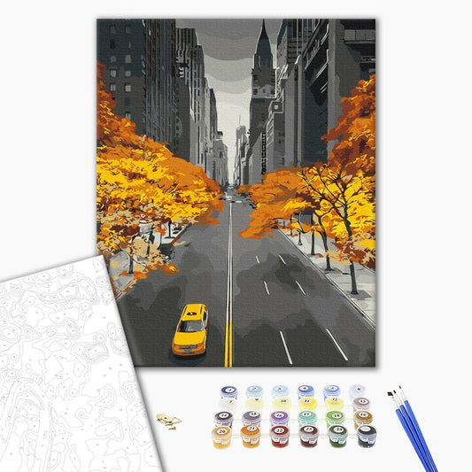 NEW YORK GOLD - Peinture par numéro