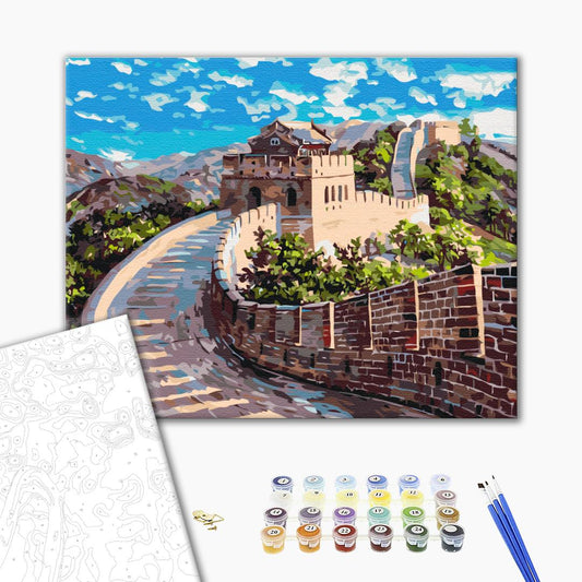 La Grande Muraille de Chine - Peinture par numéro