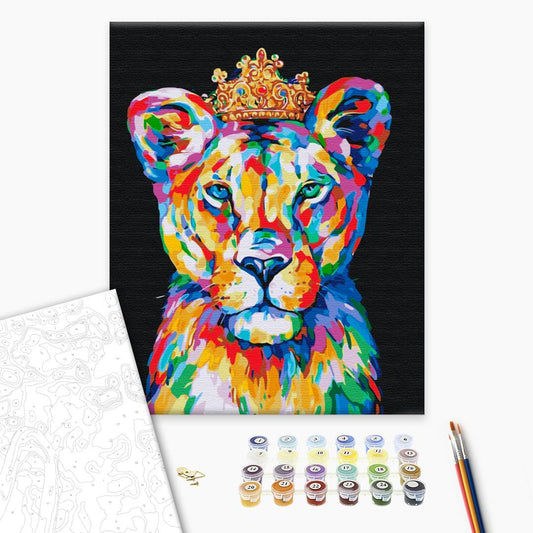 Raiduzhny Prince Lion - Peinture par numéro